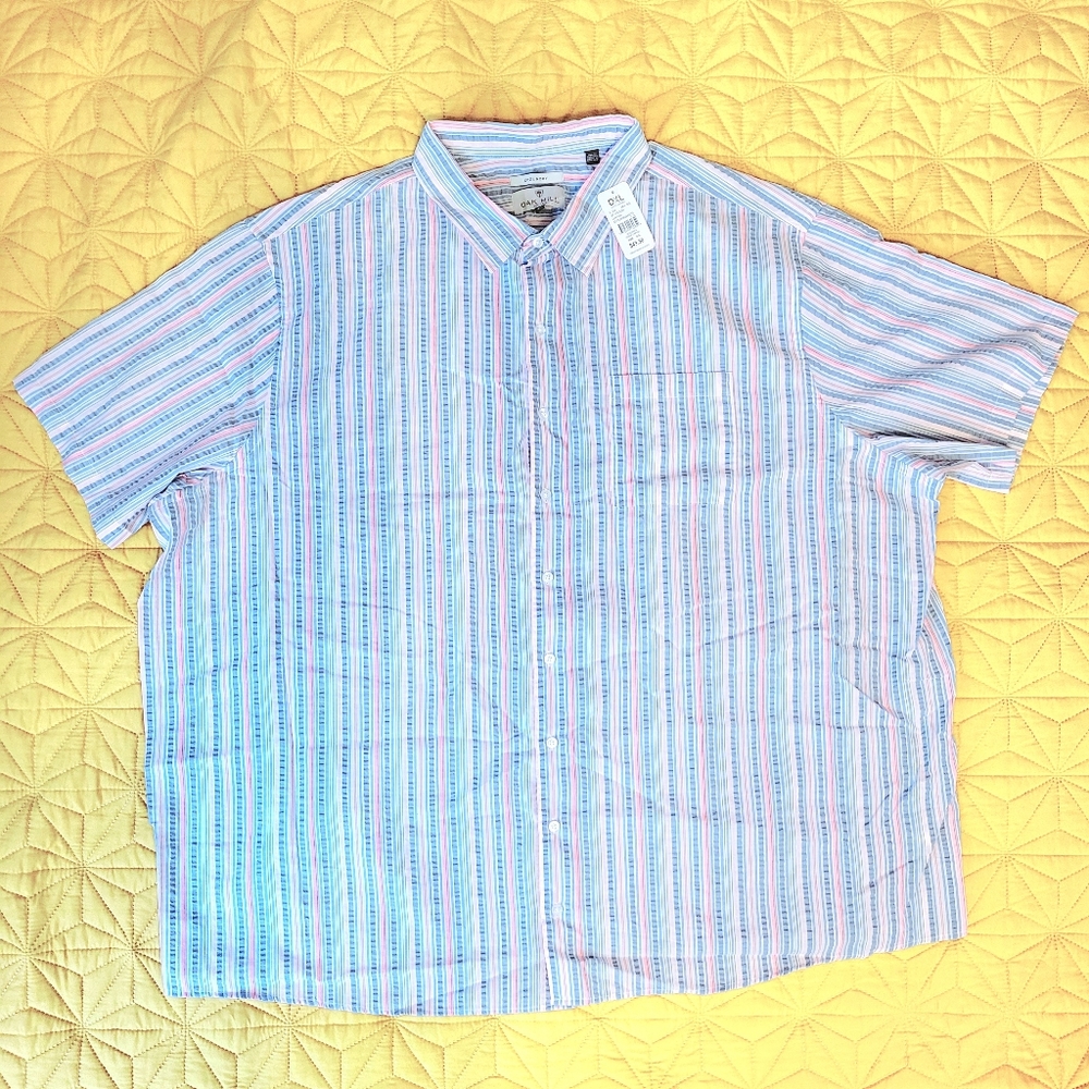 DXL Big & Tall 4X Oak Harbor Button Front NWT